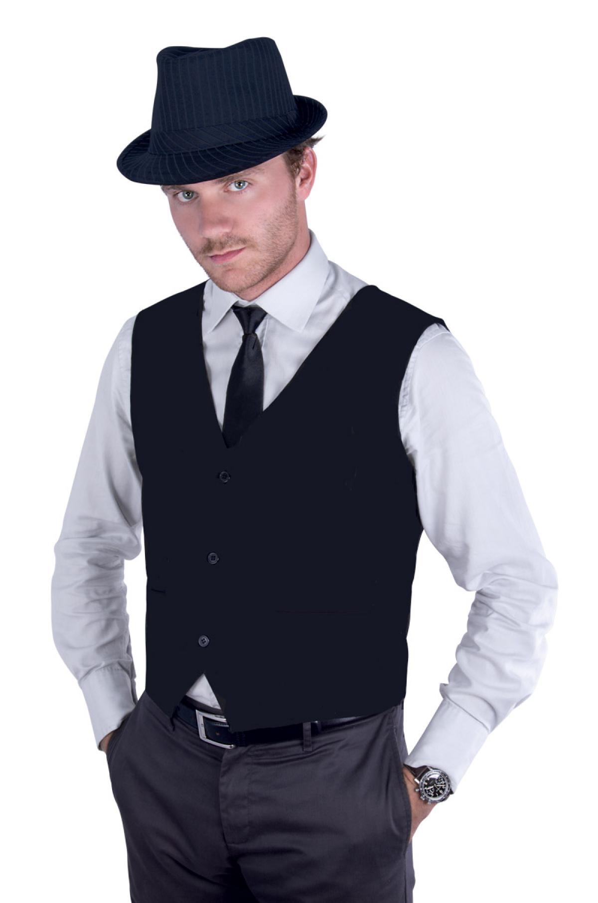 Gilet garçon de café noir taille S/M