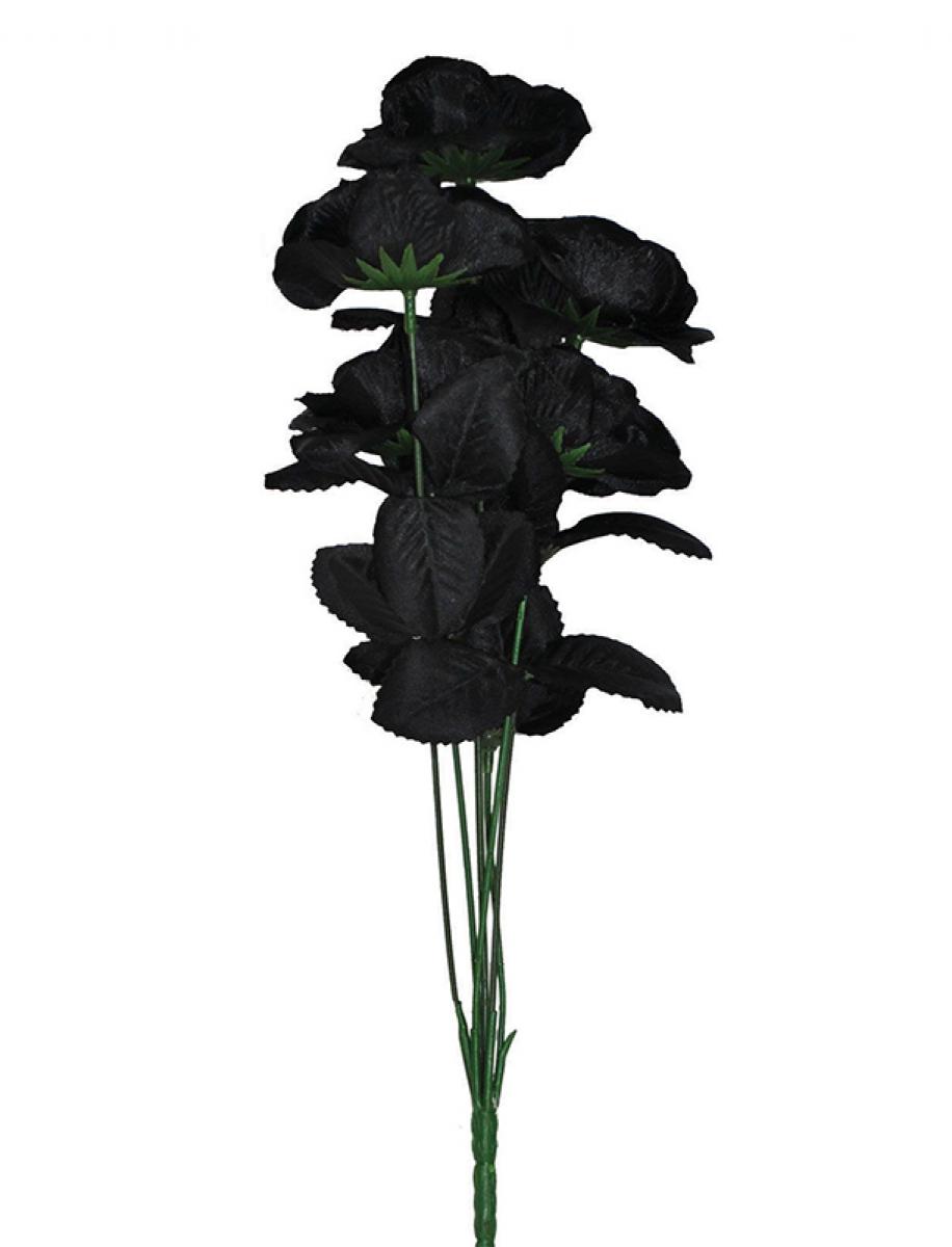 Déco bouquet de roses noires