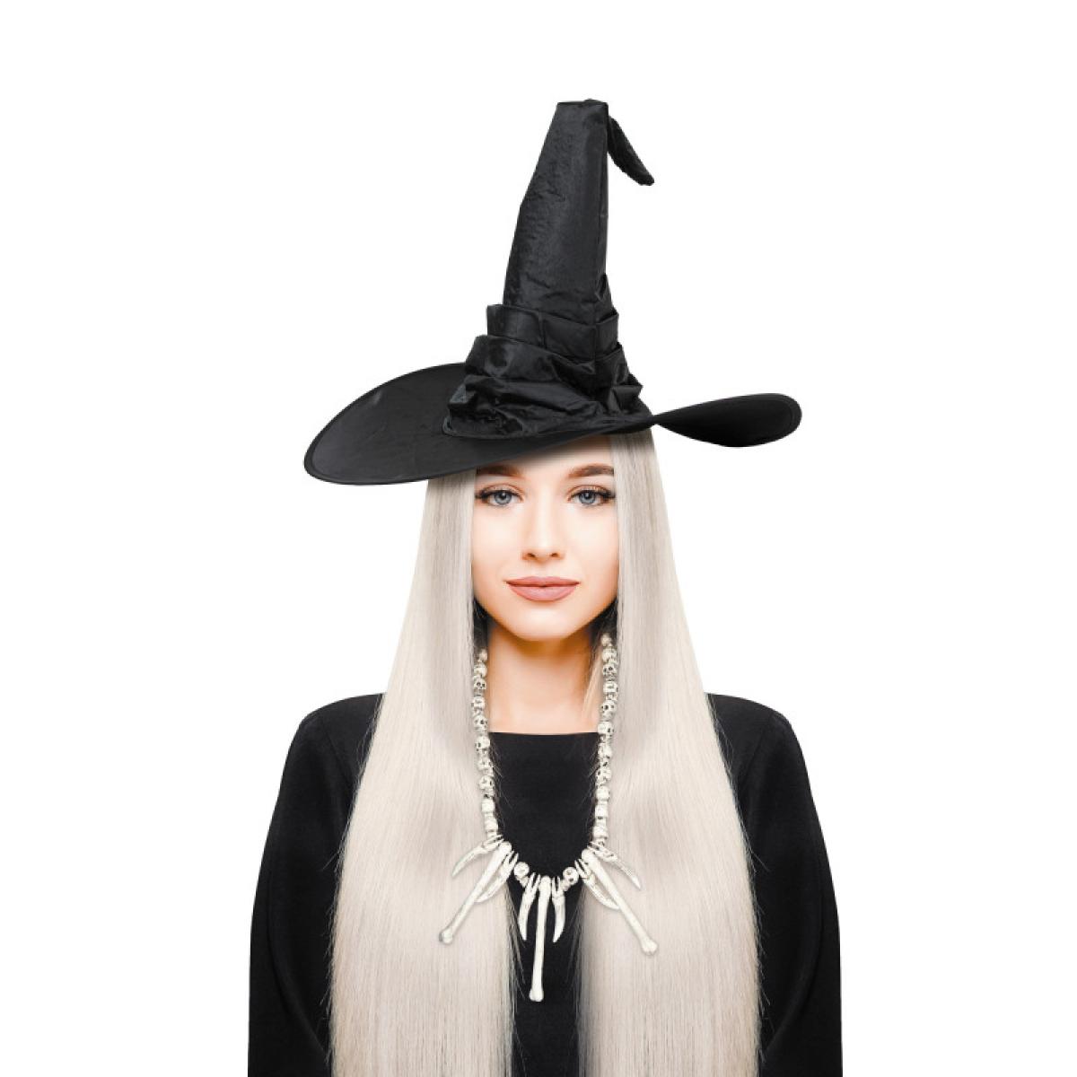 Chapeau noir de sorcière qualité luxe