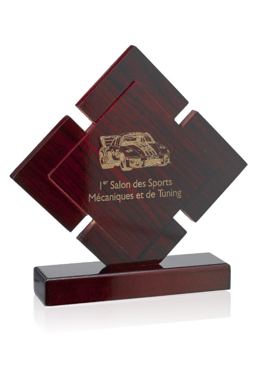 Trophée en bois entièrement personnalisable