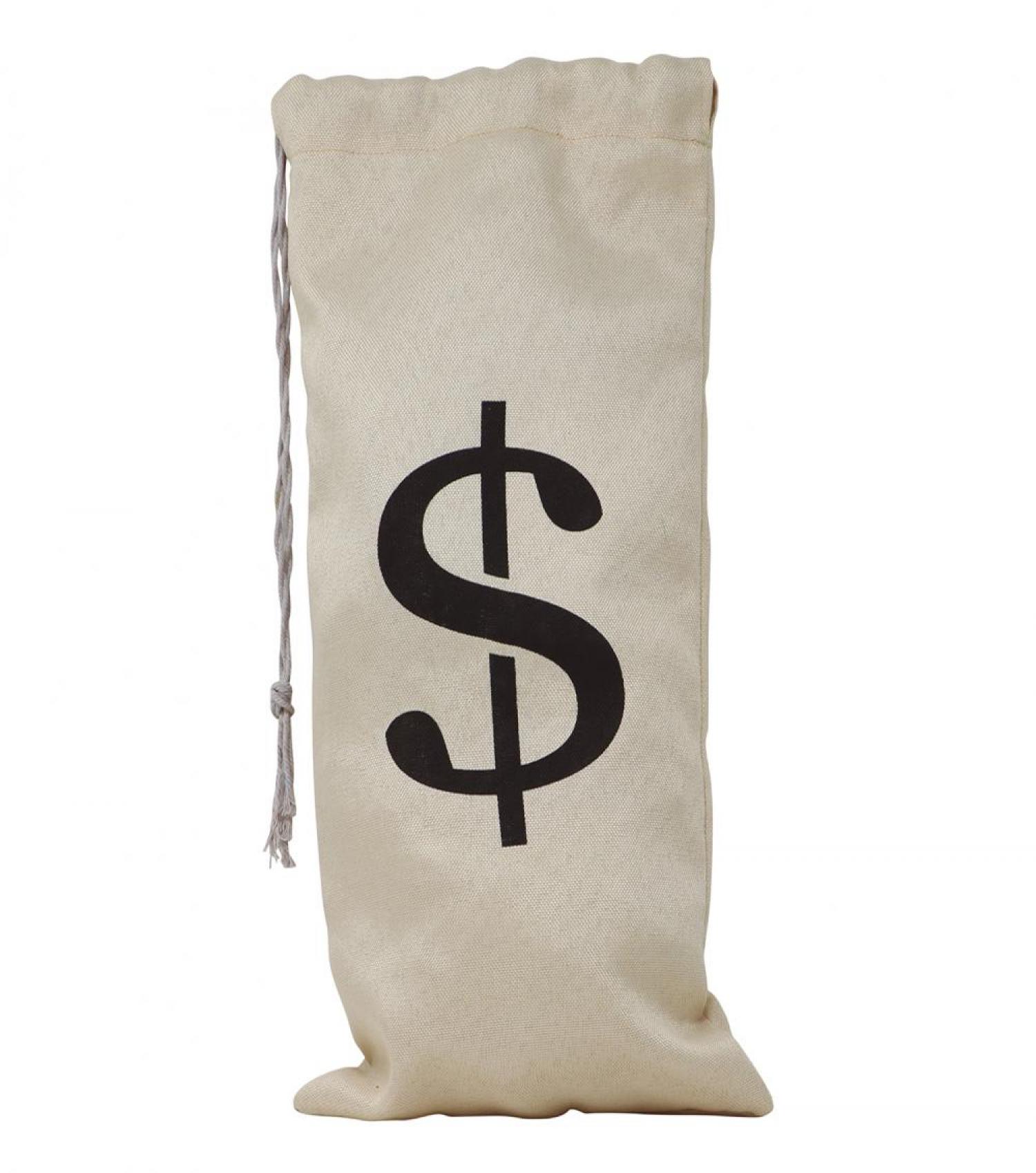 Sac banque en toile 42x22cm
