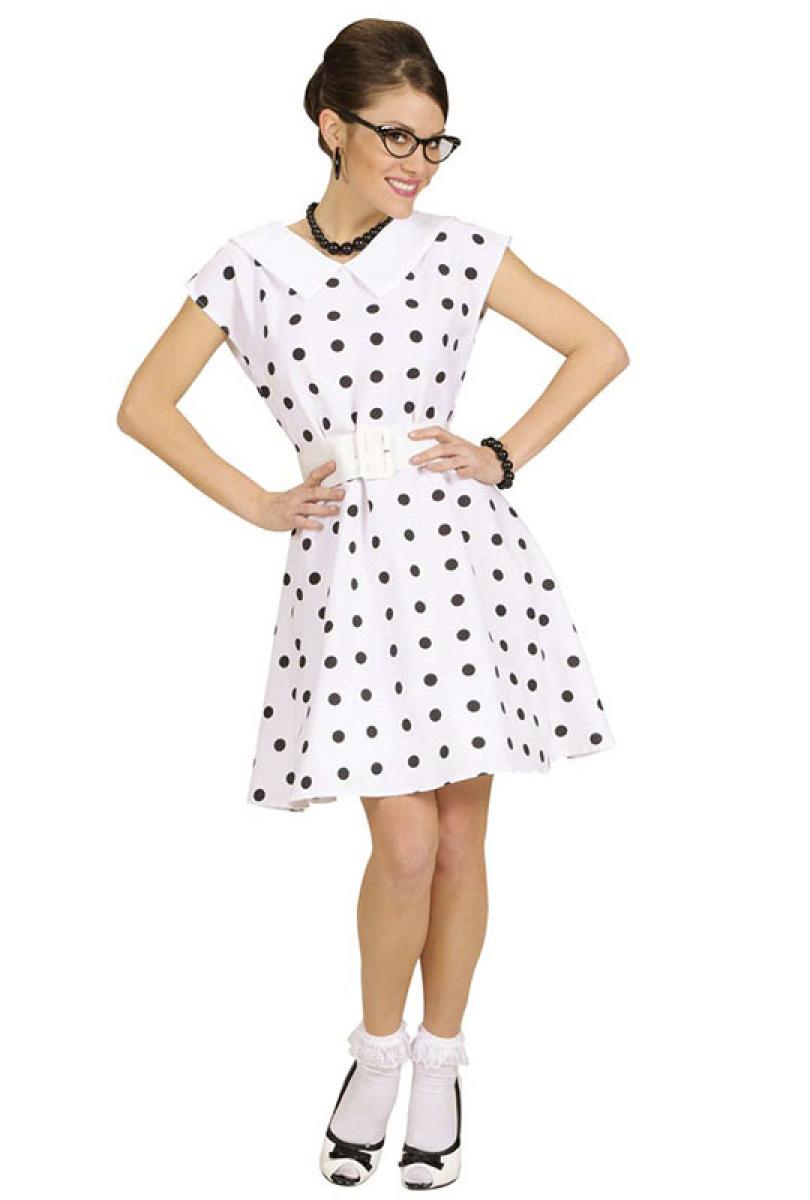 Robe années 50 blanche taille M