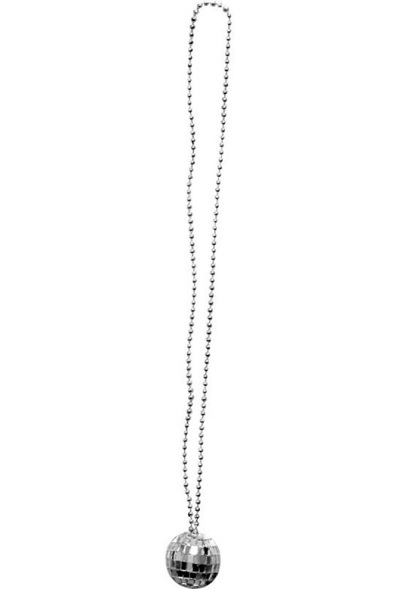 Collier boule à facettes
