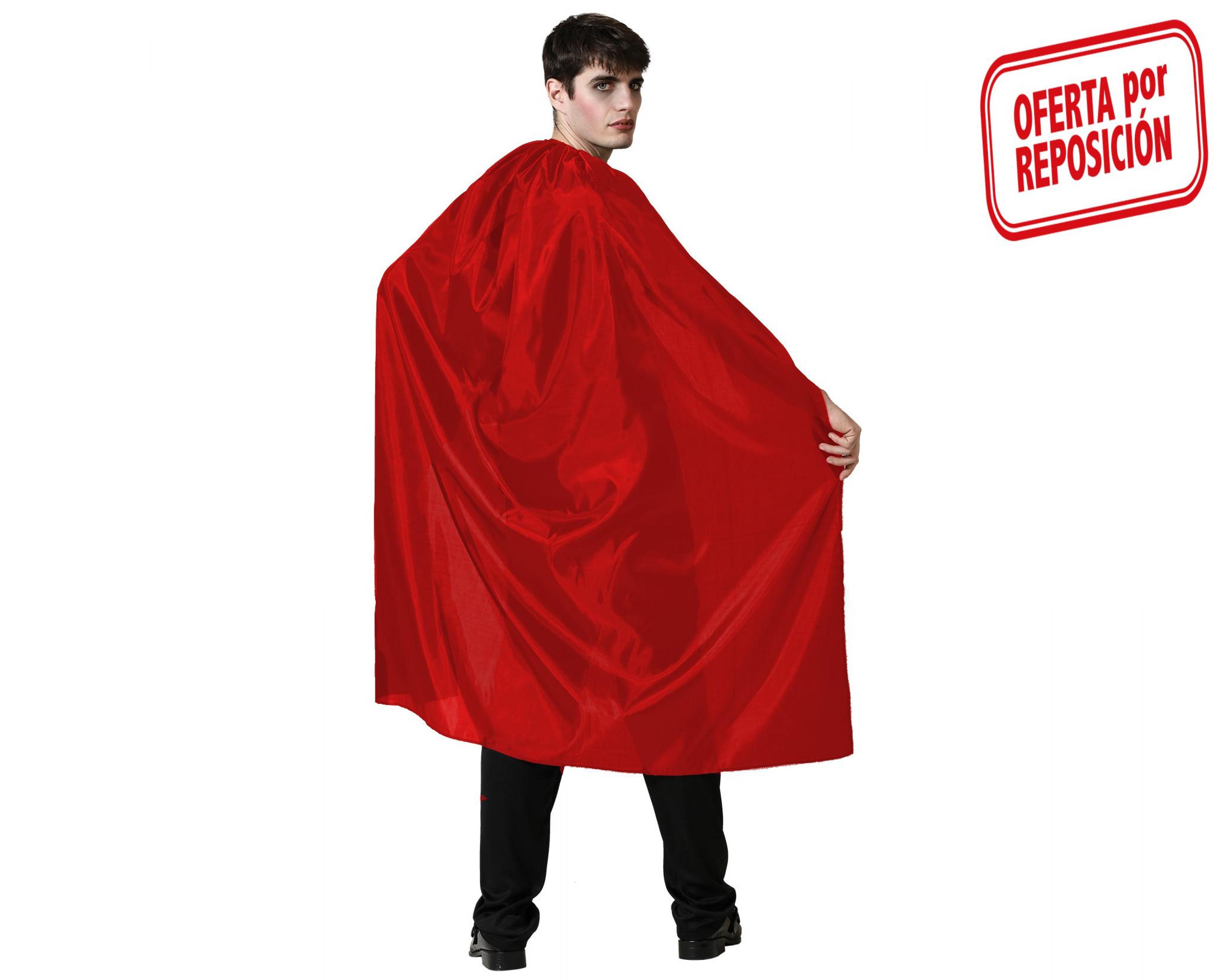 Cape tissu rouge 130 cm