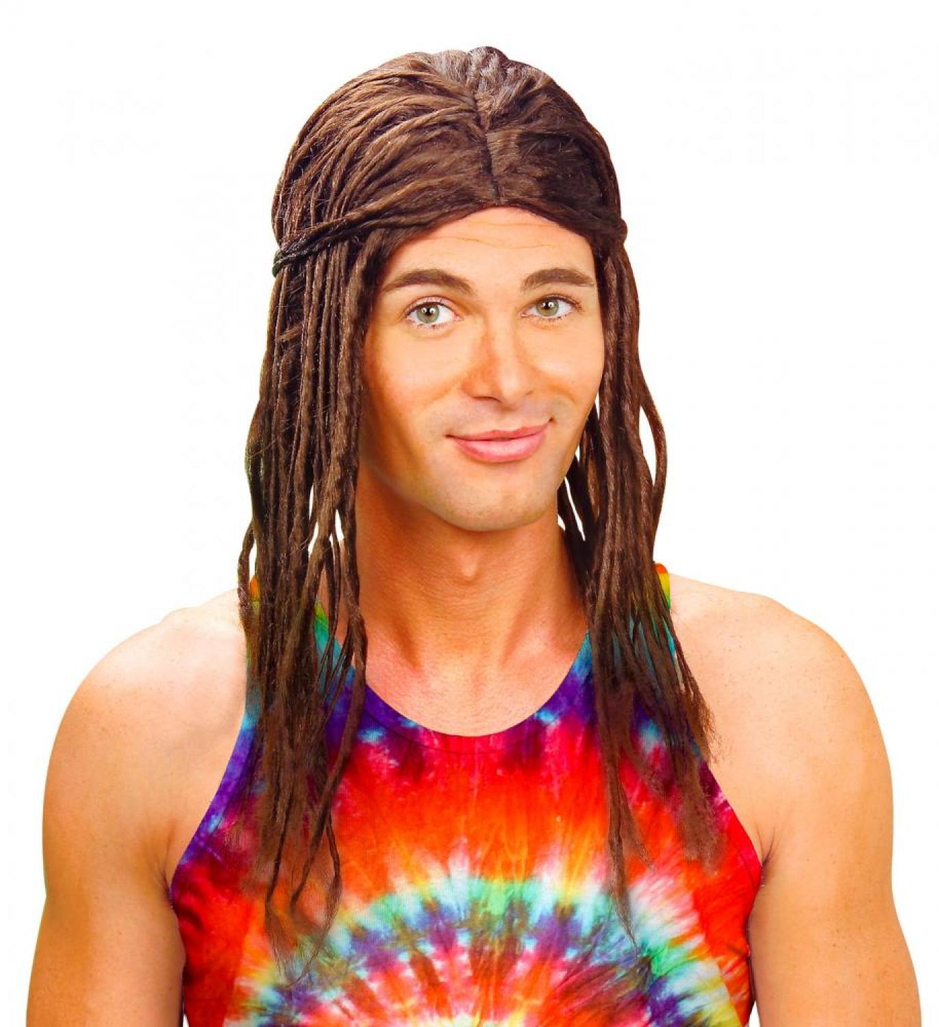 Perruque Dreadlocks brune mixte