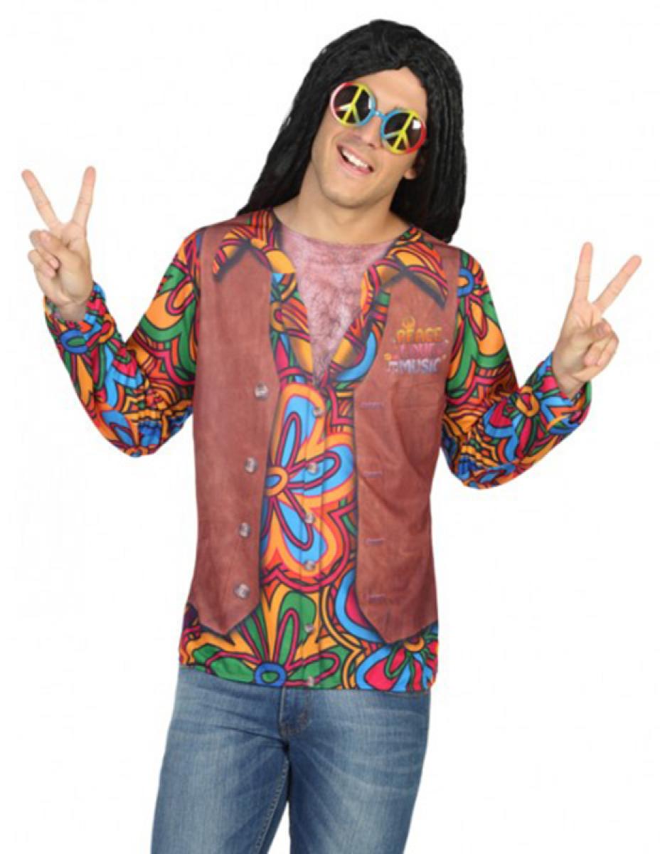 Tee shirt hippie homme taille M/L