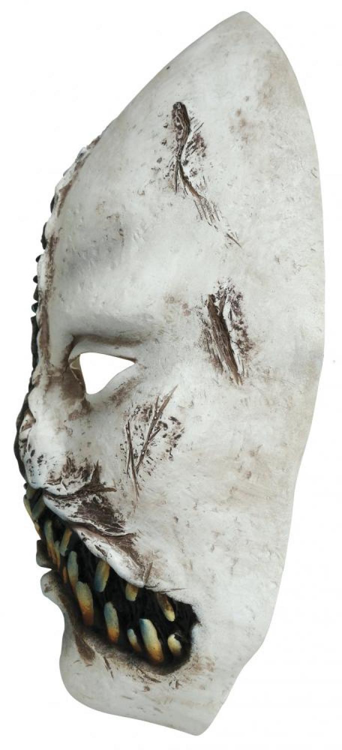 Masque de monstre avec nombreuses dents latex