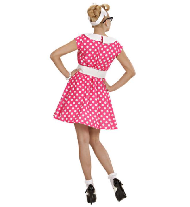 Robe années 50 rose taille M