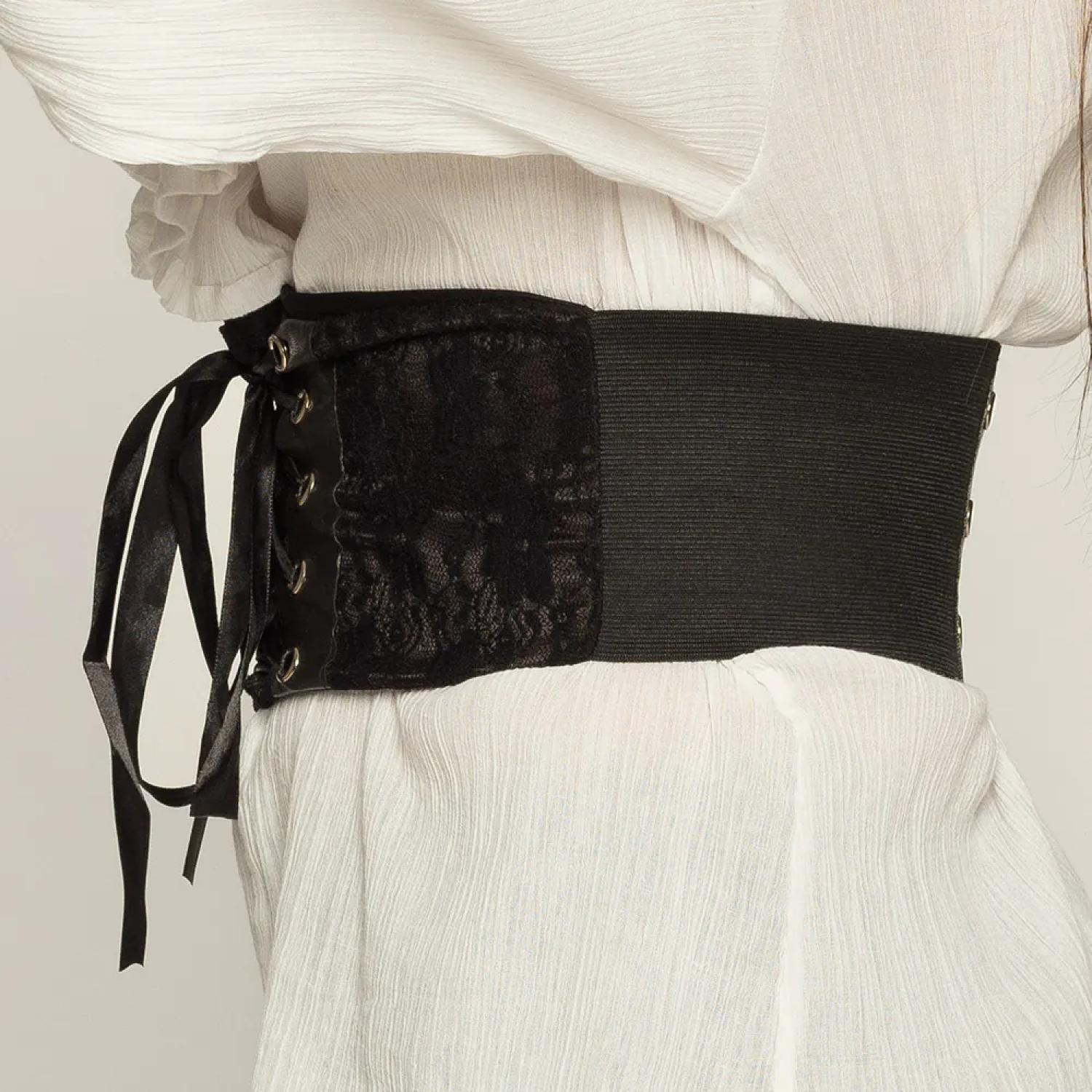 Ceinture corset noir