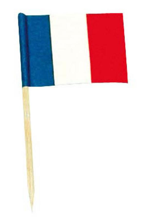50 Mini drapeaux france