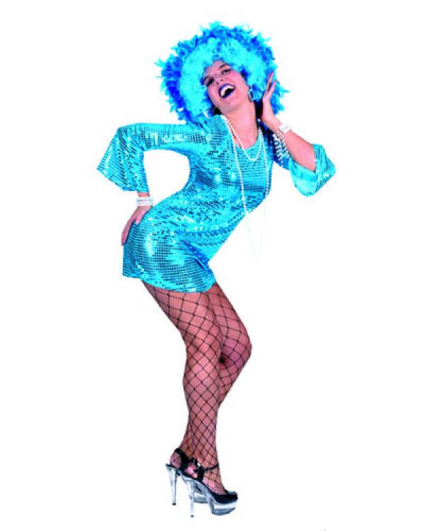 Tunique disco bleue taille 44/46