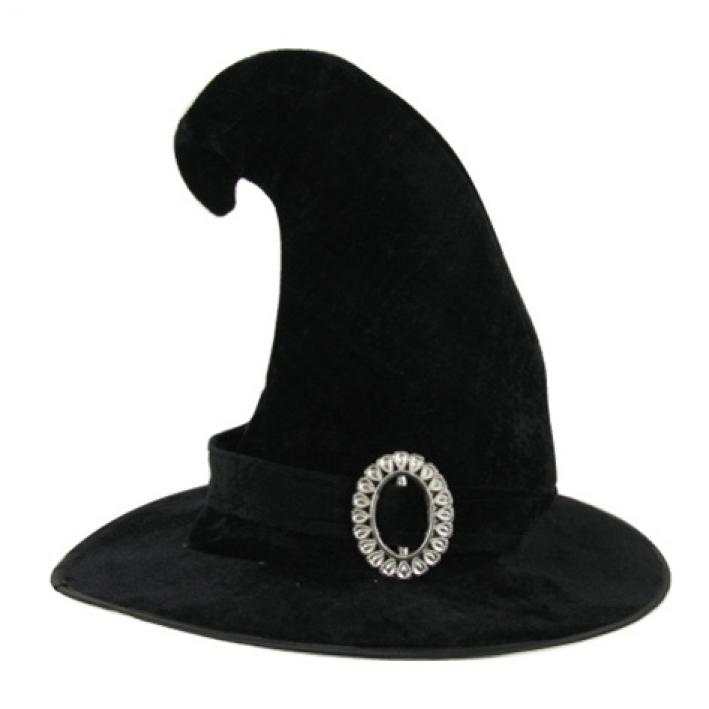 Chapeau de sorcière pointe tordue