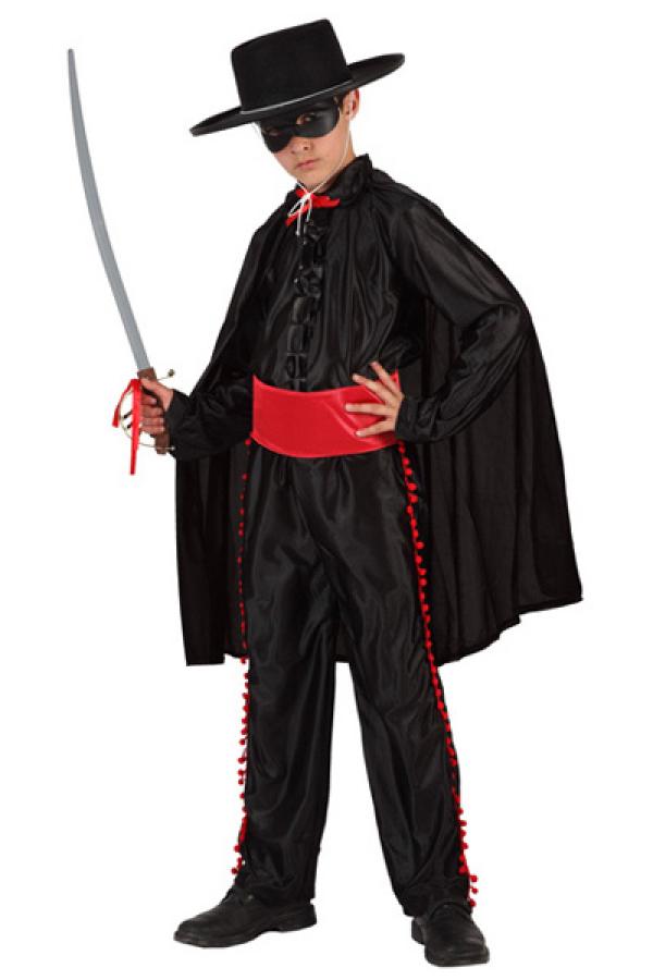 Cavalier noir Zorro 7/9 ans