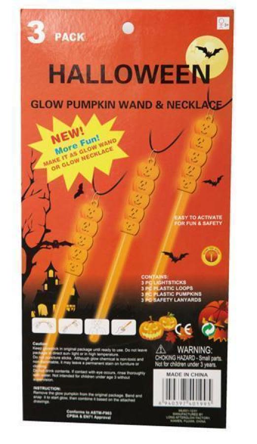 3 Batons lumineux Halloween