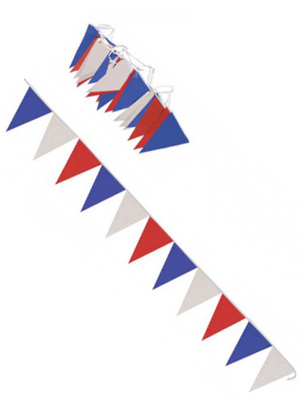 Guirlande fanions FRANCE bleu blanc rouge 10m