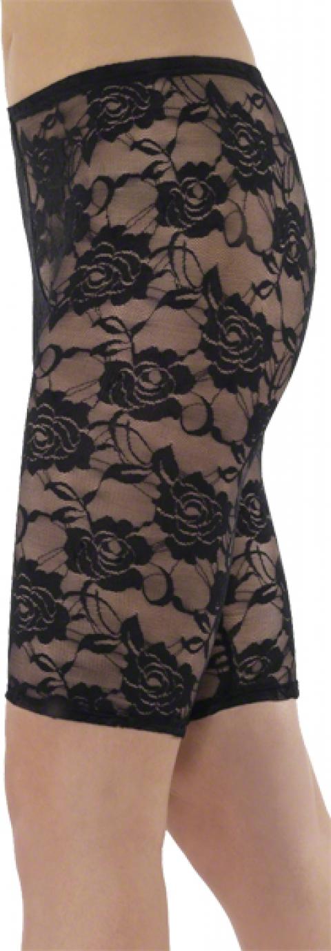 Short cycliste en dentelle