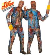Déguisement effet réaliste zombie imprimé Fast Costume intégral taille XL
