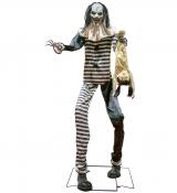 Clown sinistre kidnappeur d'enfant 240cm animatronic