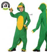 Dinosaure vert à écailles taille 5/6 ans