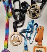 Médaille bois naturel pour récompense trail, course, compétition,..à petit prix