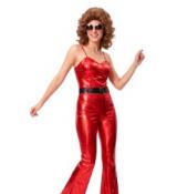 Disco show girl rouge ensemble femme taille M/L