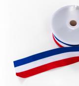 Ruban tricolore 65mm x 24 mètres pour inauguration mairie collectivités