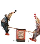 Animatronic 2 clowns sur balancoire tape-fesses 125cm