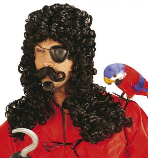 Perruque capitaine crochet