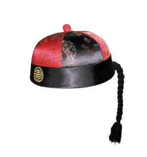 Chapeau de mandarin avec tresse