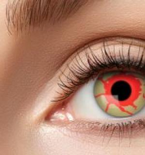Paire de lentilles INJECTE DE SANG hebdomadaires