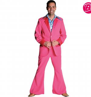 Costume forever rose fuchsia années 70 taille XL