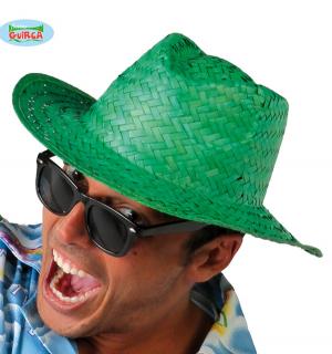 Chapeau bodega paille vert
