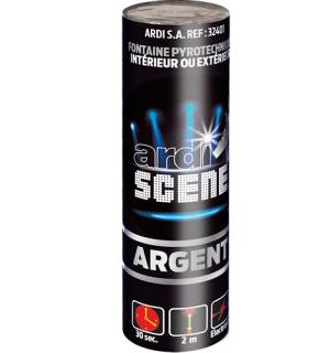 Jet de scène argent 2 mètres 30 secondes