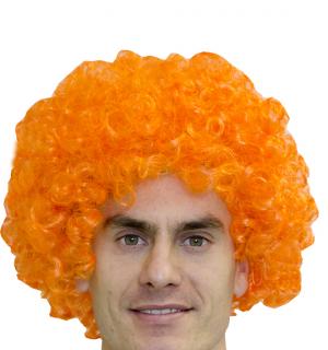 Perruque pop orange