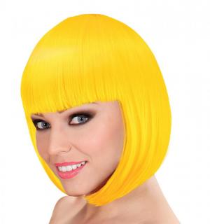 Perruque Cabaret jaune qualité pro