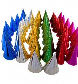 50 chapeaux métallisés assortis