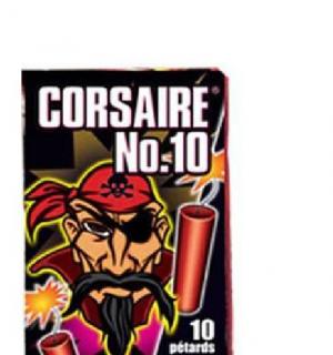 5 Paquets de pétards Weco corsaire 10
