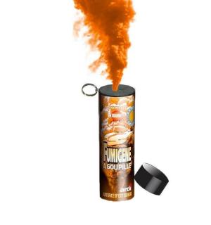 Fumigène à goupille 1mn orange