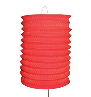 Lampion rouge papier diamètre 16cm