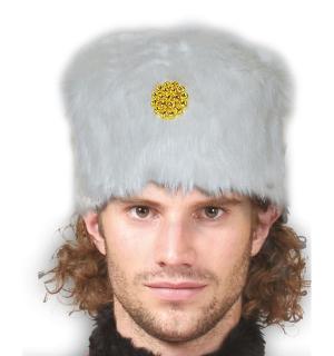 Toque russe blanche