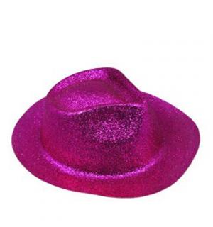 Borsalino paillettes couleur fuchsia