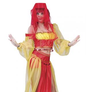 Danseuse orientale rouge taille XS