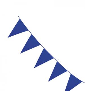 Guirlande fanions 10m bleue
