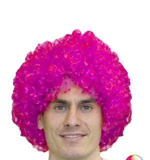 Perruque pop fuchsia