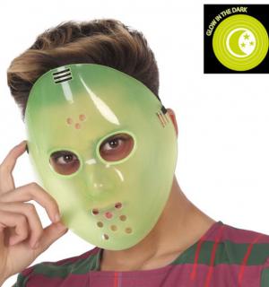 Masque de hockey phosphorescent