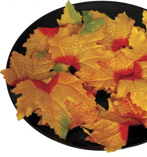 24 feuilles de citrouille 9-10 cm pour décoration Halloween
