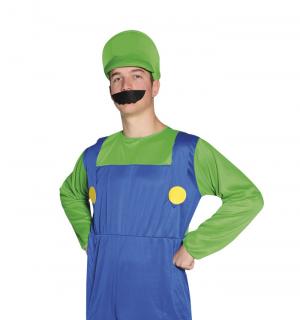 Plombier vert et bleu Luigi taille L