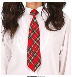 Cravate étudiante ou tartan écossais