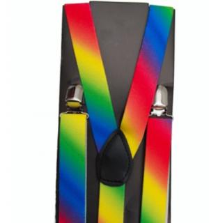 Bretelles multicolores