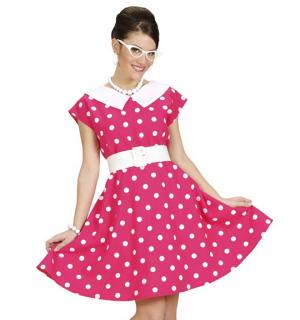 Robe années 50 rose taille M